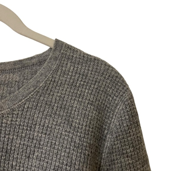 Sutton Studio Gray Cashmere Crew Neck Sweater Large Knit - Picture 3 of 8